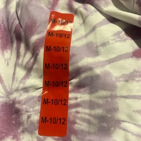 #18 32 Degrees Cool Youth Tie Dye Maxi dress Purple White Size Medium 10/12 - Picture 7 of 10